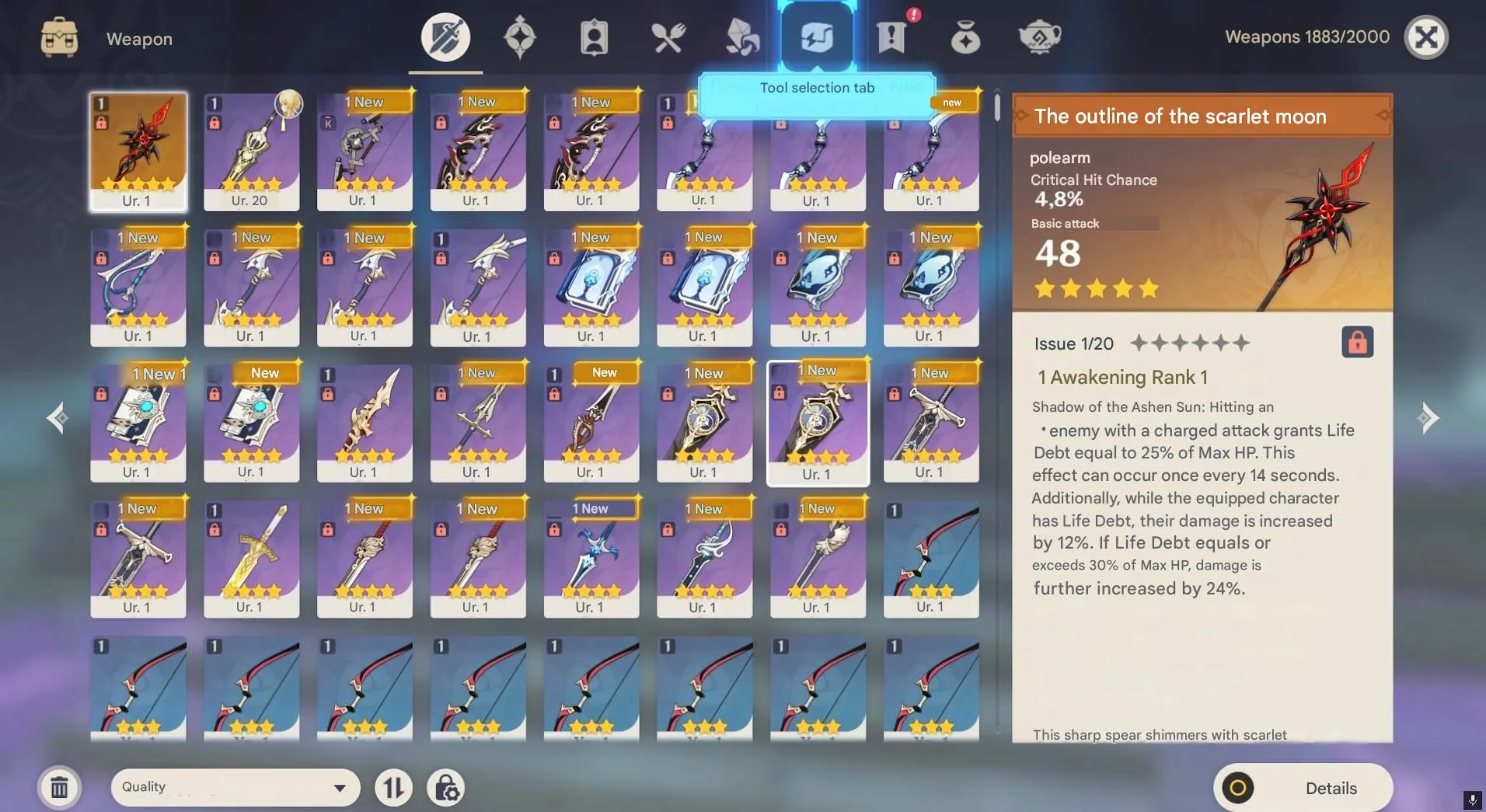 GI1411 C3 Arlecchino + Signature Weapon Constellation Starter 